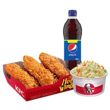 send kfc crispy chicken strips w coleslaw and pepsi to dhaka