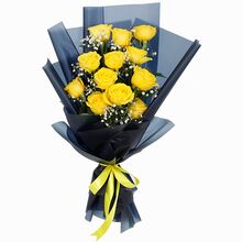 Send 12 Yellow Bouquet to Dhaka in Bangladesh