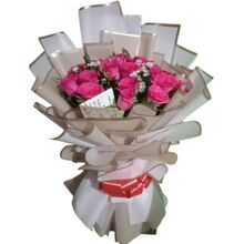 send 12 pink rose to philippines