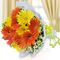 Send 18 Yellow and Orange Gerberas to Bangladesh
