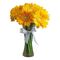 send 9 pcs gerbera in vase to bangladesh