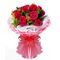 Send 12 Red Roses in Bouquet to Dhaka in Bangladesh